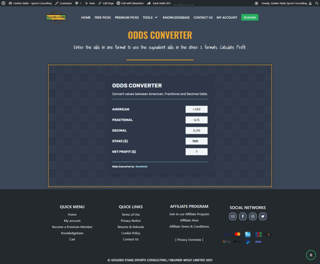 Odds Converter