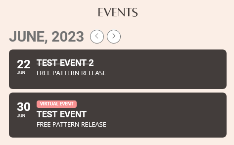 11 Interactive Events Calendar