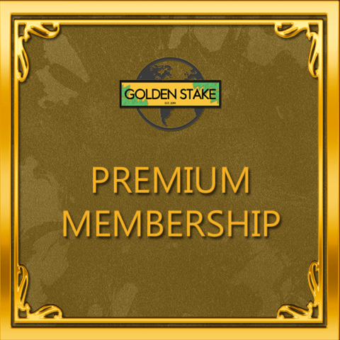 Golden Stake Premium Membership Design
