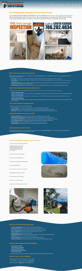 Water Damage Restoration